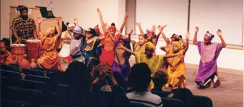 African Dancers at WSU